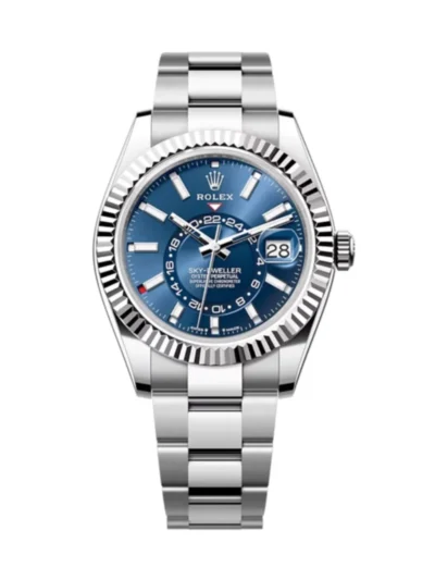 Superclone Rolex Sky-Dweller 42 mm Bright blue Dial 336934 Oyster