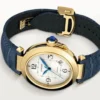 Cartier Pasha de Cartier Men Automatic Silver Alligator Watch WGPA0007