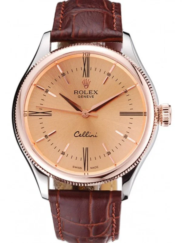 Rolex Cellini 40mm Orange Dial 622840