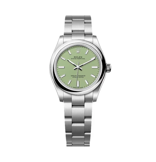 6140F3C9-13CC-6C3A-B699-36378EACEDE0.webp Superclone Rolex Oyster Perpetual 277200 Pistachio Dial