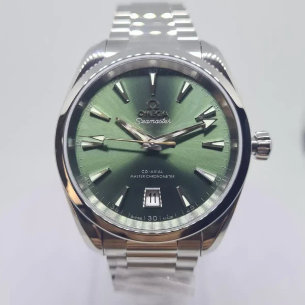 6270F375-BCF4-80CC-4273-08DCB689555F.webp Omega Aquaterra Unisex Automatic Green Stainless Steel Watch O22010382010002
