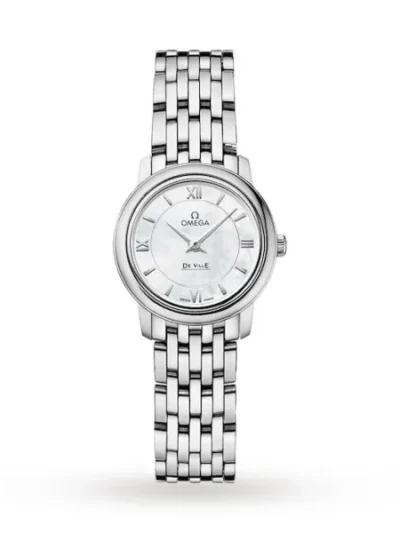 62C1056C-0567-C0E1-9A77-5F18E0863E65.webp Omega De Ville Women Quartz Mother of Pearl Stainless Steel Watch O42410246005001