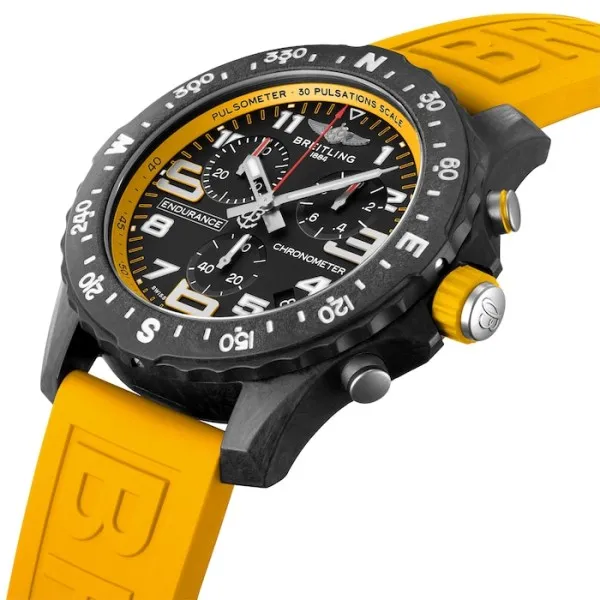 Breitling Endurance Pro Men Quartz Black Rubber Watch X82310A41B1S1