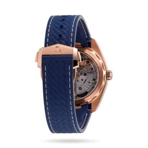 636B5210-7C3B-51B9-FD41-F7E22BC5ED59.webp Omega Seamaster Aqua Terra Men Automatic Blue 18ct Rose Gold Watch O22052412103001