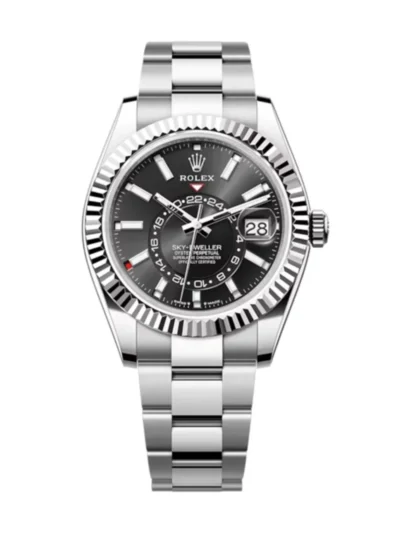 Superclone Rolex Sky-Dweller 42 mm Bright black Dial 336934 Oyster