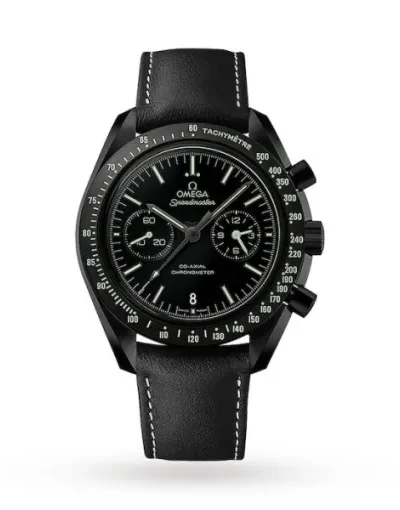 Omega Speedmaster Men Automatic Black Leather Watch O31192445101004