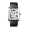 Cartier Tank MC Men Automatic Silver Alligator Watch W5330003