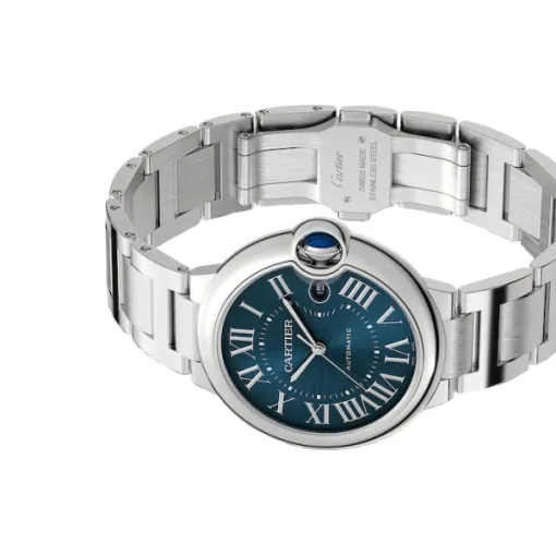 66689502-5EA1-DBB7-D3F1-1B6336852A81.webp Cartier Ballon Bleu de Cartier Men Automatic Blue Stainless Steel Watch WSBB0061