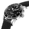 Breitling Superocean Heritage Men Automatic Black Rubber Watch AB2030121B1S1