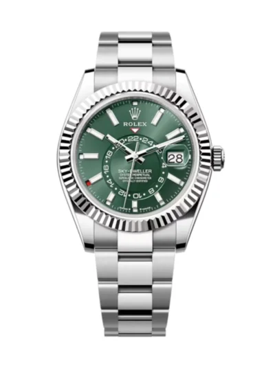Superclone Rolex Sky-Dweller 42 mm Mint green Dial 336934 Oyster