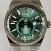 Superclone Rolex Sky-Dweller 42 mm Mint green Dial 336934 Oyster