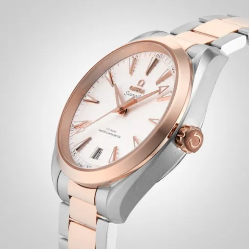 6B4F6EB3-71F5-D99D-A8F3-BBCF8CE6AB48.webp Omega Seamaster Aqua Terra Men Automatic Silver Stainless Steel 18ct Rose Gold Watch O22020412102001
