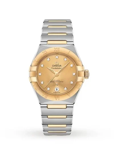 6DB84328-793D-62C3-3364-F2E6DC2E4328.webp Omega Constellation Women Automatic Champagne Stainless Steel Watch O13120292058001