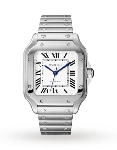 6E0F0FFA-2AF0-7E0D-09D2-08C58A84EC2F.webp Cartier Santos de Cartier Men Automatic Silver Stainless Steel Watch WSSA0029