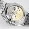 Patek Philippe Silver Nautilus Chronograph Watch