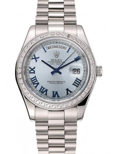 Superclone Rolex Day-Date 40mm Blue Dial 1453962
