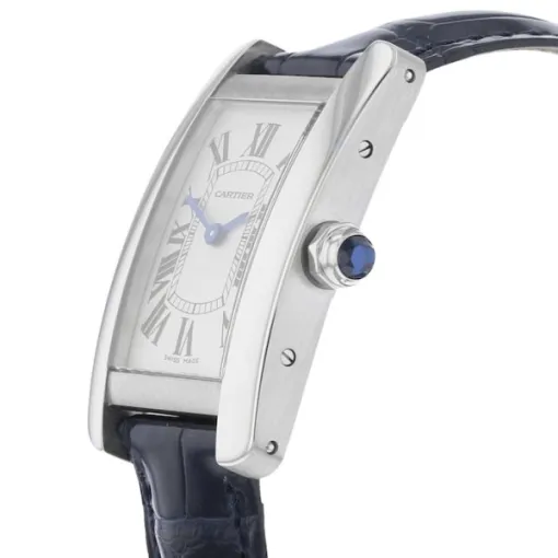 6F8A90EC-DAA5-1A31-5672-1126FA592008.webp Cartier Tank Américaine Women Quartz Silver Alligator Watch WSTA0043