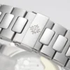Patek Philippe Silver Nautilus Chronograph Watch