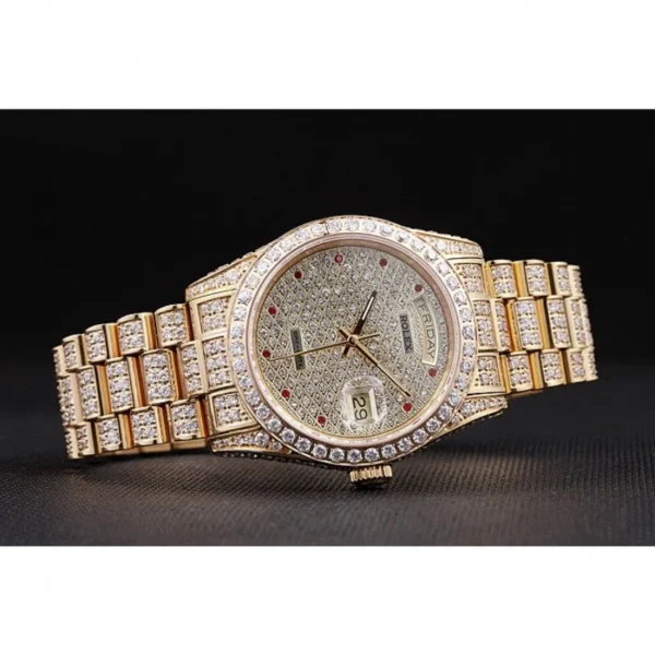 Superclone Rolex Day-Date 37mm Diamond Dial 621615