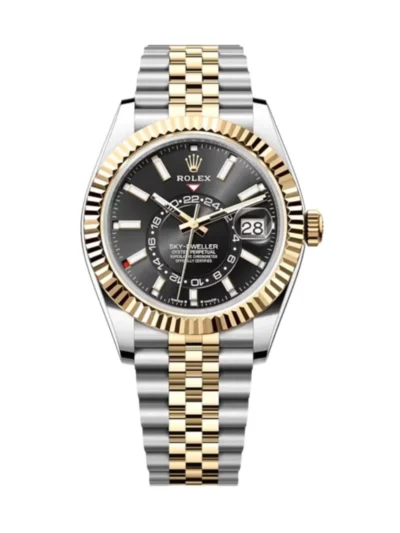 Superclone Rolex Sky-Dweller 42 mm Bright black Dial 336933