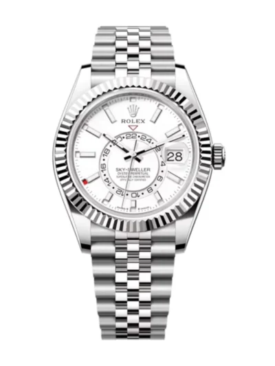 Superclone Rolex Sky-Dweller 42 mm Intense white Dial 336934 Jubilee