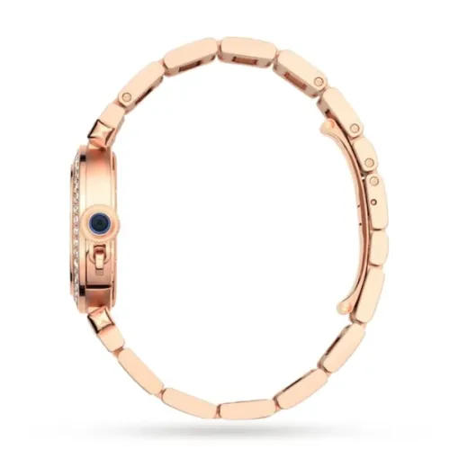 Cartier Pasha de Cartier Women Quartz Silver 18ct Rose Gold Watch WJPA0018
