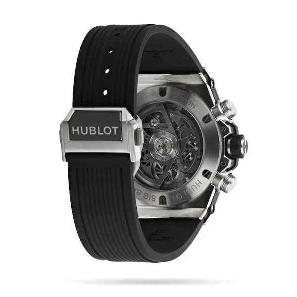 Hublot Big Bang Men Automatic Black Rubber Watch 411.NM.1170.RX
