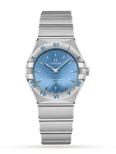 75ED3FFF-63F5-1678-0588-D8BBB18A29CB.webp Omega Constellation Women Quartz Blue Stainless Steel Watch O13110286003001