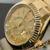 77091DE8-DC77-F664-B06C-17B22C80443C.webp Superclone Rolex Sky-Dweller 42 mm Champagne Dial 336938