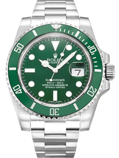 Superclone Rolex Submariner 40mm Green Dial 116610LV  Hulk
