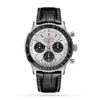 Breitling Navitimer Men Automatic Silver Alligator Watch AB0138241G1P1