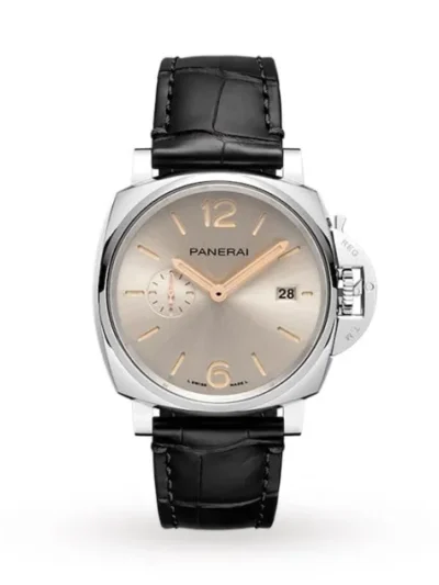 79F53669-BFE3-C785-84D5-11F7C1DF6E67.webp Panerai Luminor Due Men Automatic Ivory Alligator Watch PAM01249