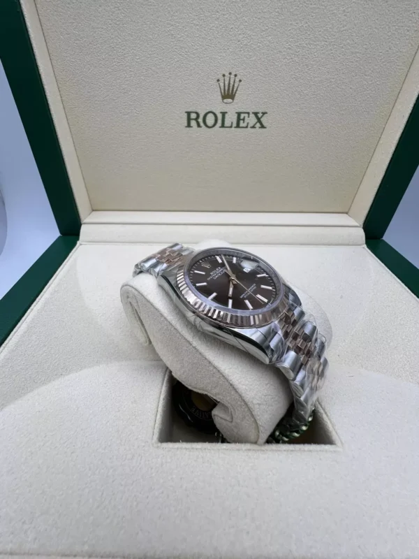 7A441E55-6D74-AF0E-FCE0-8F117992192E.webp Superclone Rolex Datejust 36 mm Chocolate Dial 126231 Jubilee