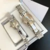 Couple Watches Rolex Datejust 36/28mm SS/SS Jub Sliver/Dia