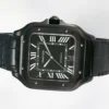 7ACB8709-9F12-38F8-D7BF-F1A309E158A6.webp Cartier Santos de Cartier Men Automatic Black Rubber Watch WSSA0039