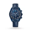 7D0B9F66-0F88-732C-5592-FA61EAC86A46.webp Omega Speedmaster Men Automatic Blue Leather Watch O30493445203001