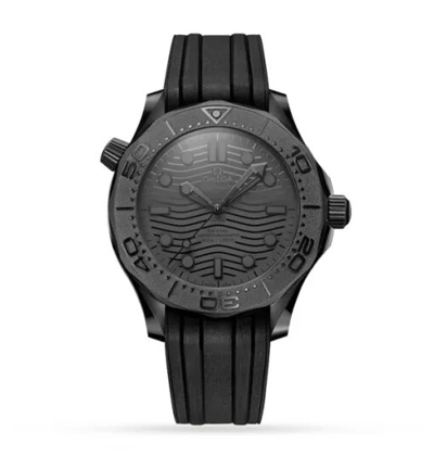 Omega Seamaster Men Automatic Black Rubber Watch O21092442001003