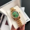 Couple Watches Rolex Datejust 36/28mm RG/RG Jub Green/Dial
