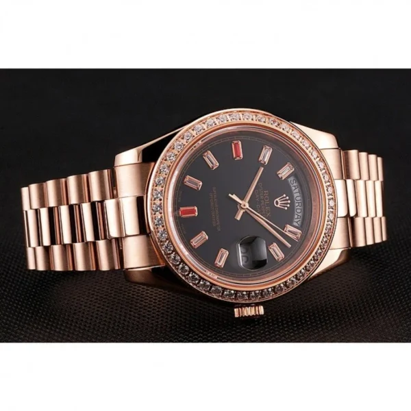 Superclone Rolex Day-Date 40mm Black Dial 1454102