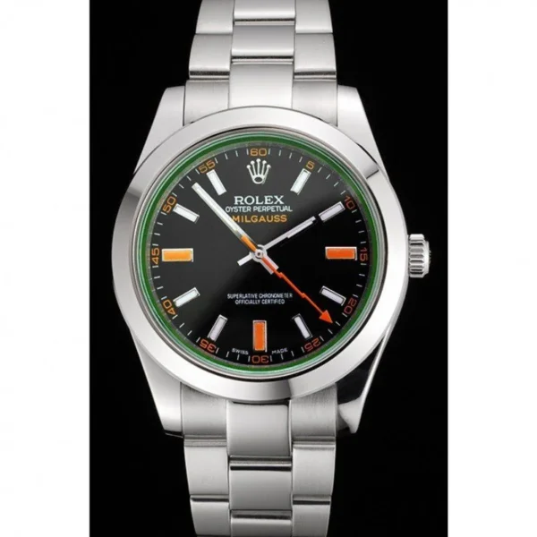 7F42AE7B-96D5-87CB-8CDB-509E2F7A5C58.webp Superclone Rolex Milgauss 41mm Black Dial REP016836