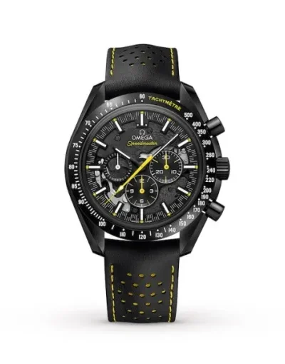 Omega Speedmaster Men Automatic Black Leather Watch O31192443001001
