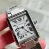 Cartier Tank Must Men Automatic Silver Stainless Steel Watch WSTA0053