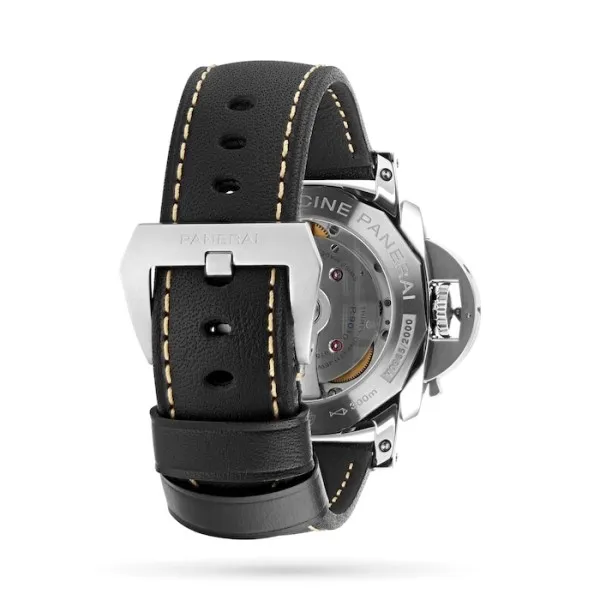 Panerai Luminor Men Automatic Black Calf Watch PAM01359
