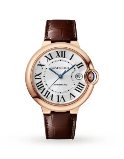 873E7BF9-AA93-8A64-71D5-A9BD16A135ED.webp Cartier Ballon Bleu de Cartier Men Automatic Silver 18ct Rose Gold Watch WGBB0035