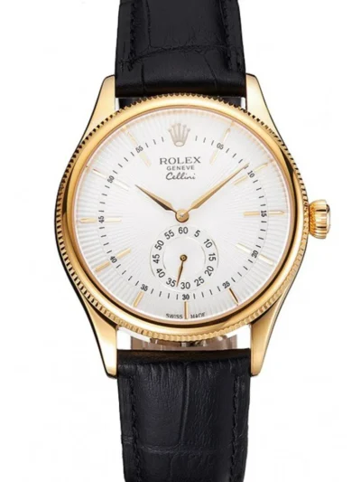 Superclone Rolex Cellini 38mm White Dial REP016810