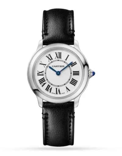 87DF84DF-F678-D6A7-7799-87DC5C0C7BCF.webp Cartier Ronde Must Women Quartz Silver Calf Watch WSRN0030