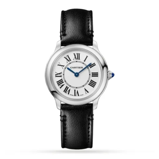 87DF84DF-F678-D6A7-7799-87DC5C0C7BCF.webp Cartier Ronde Must Women Quartz Silver Calf Watch WSRN0030
