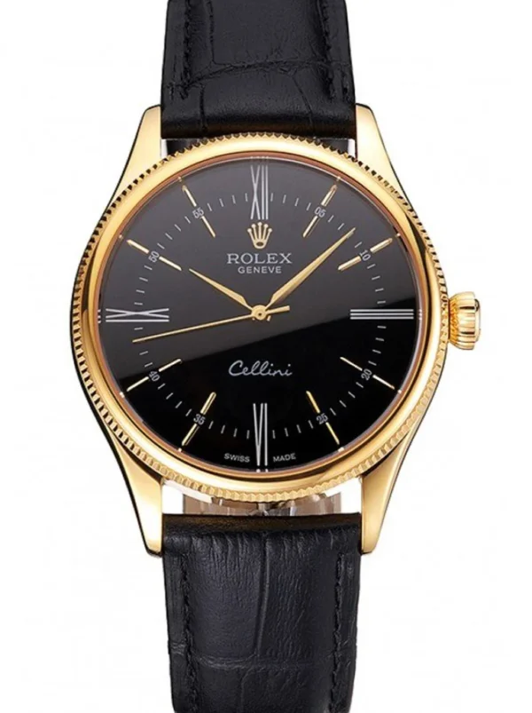 88643895-0535-DA75-B490-DF239A9C1809.webp Superclone Rolex Cellini 38mm Black Dial REP016814