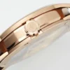 watch Audemars Piguet CODE 11.59 Blue Dial Three-Hand Automatic Watch   41mm Rose Gold Case with Brown Leather Strap