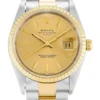 Rolex Oyster Perpetual Date 34mm Champagne Dial 15223